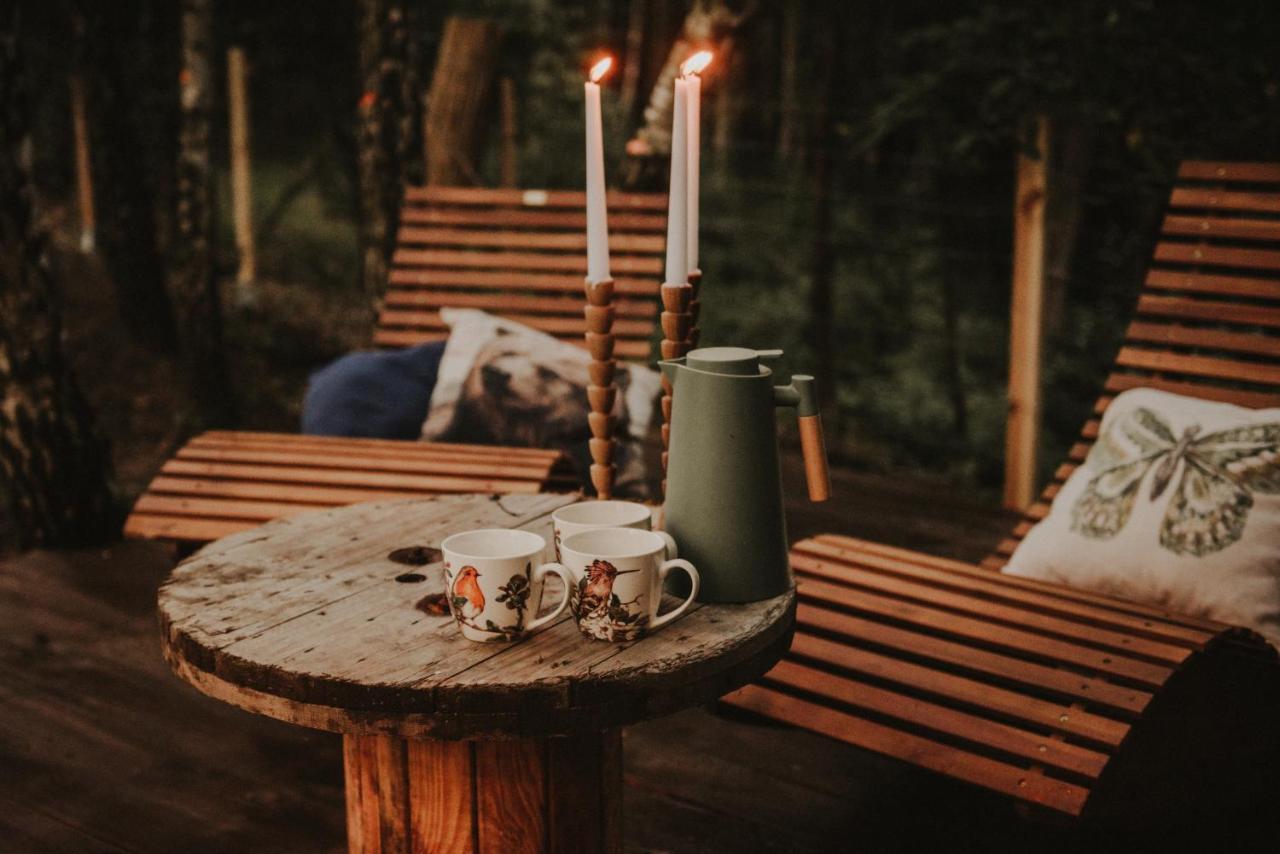 Jurty Z Widokiem, Prywatna Balia- Dzikolas Glamping Krasnobród Eksteriør bilde