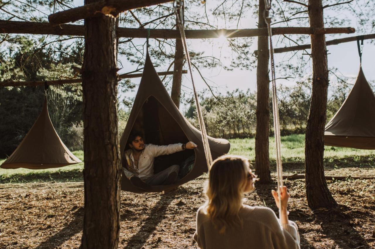 Jurty Z Widokiem, Prywatna Balia- Dzikolas Glamping Krasnobród Eksteriør bilde